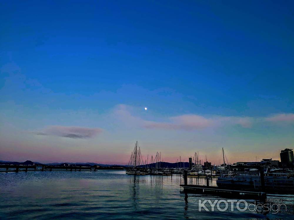 夕暮れの浜大津