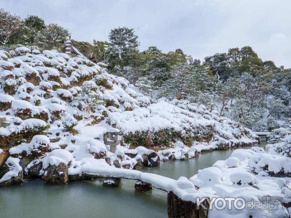 雪の名勝庭園⑤