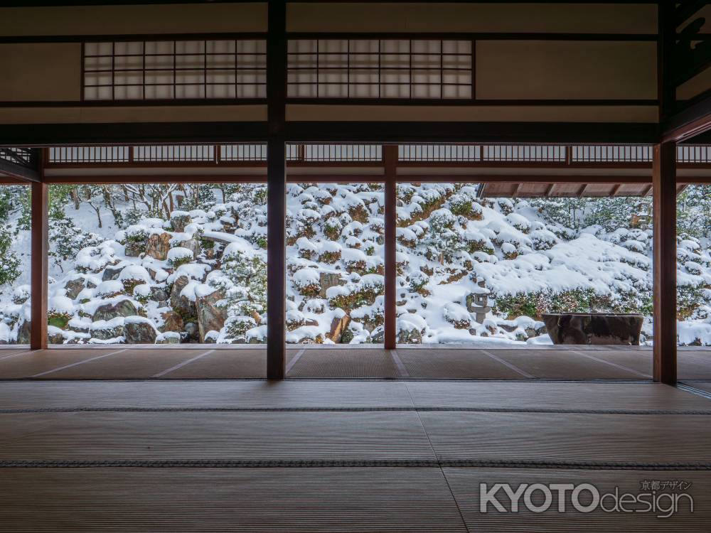 雪の名勝庭園①