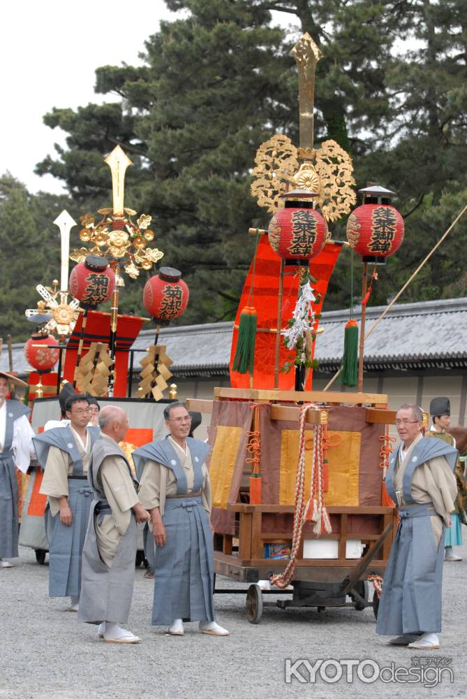 御霊祭　蓬莱鉾と菊鉾2