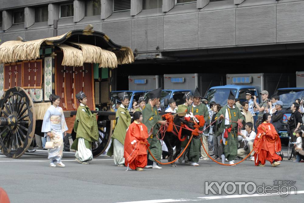 時代祭の行列の牛車