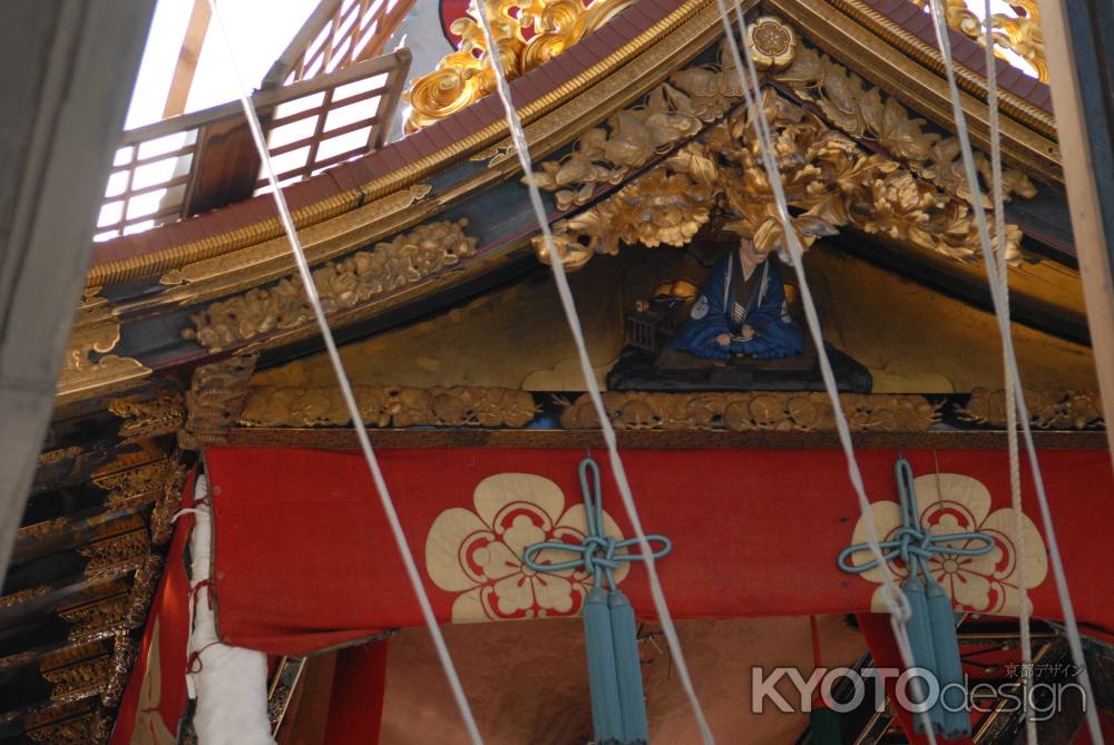 長刀鉾屋根の装飾