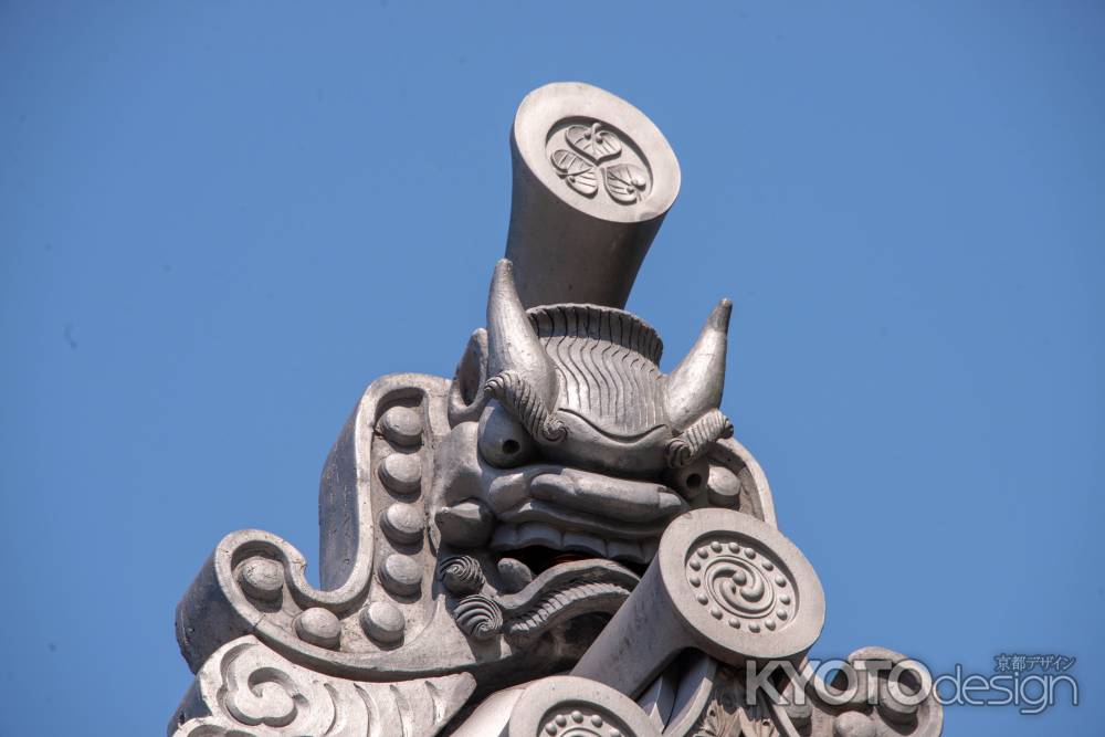 乙訓寺　鬼瓦