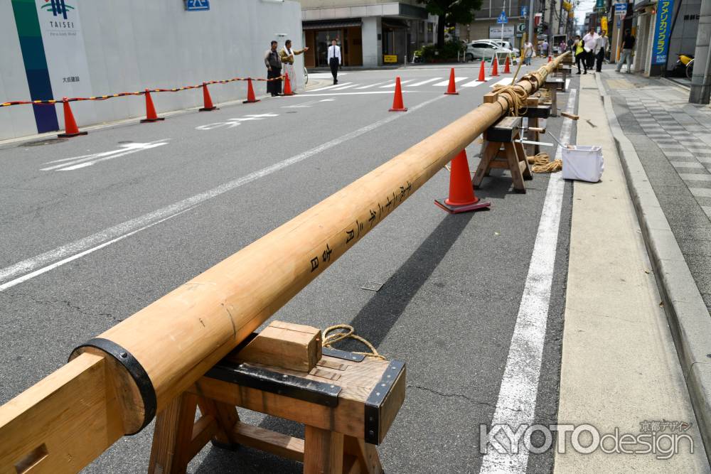 祇園祭2017　前祭　横たわる真木
