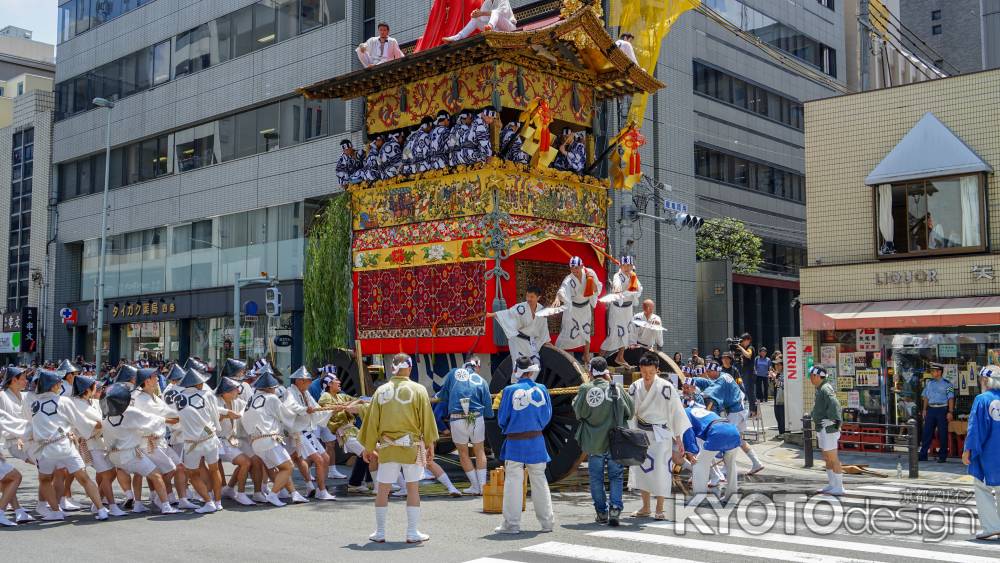 祇園祭2019　後祭　北観音山　辻回し