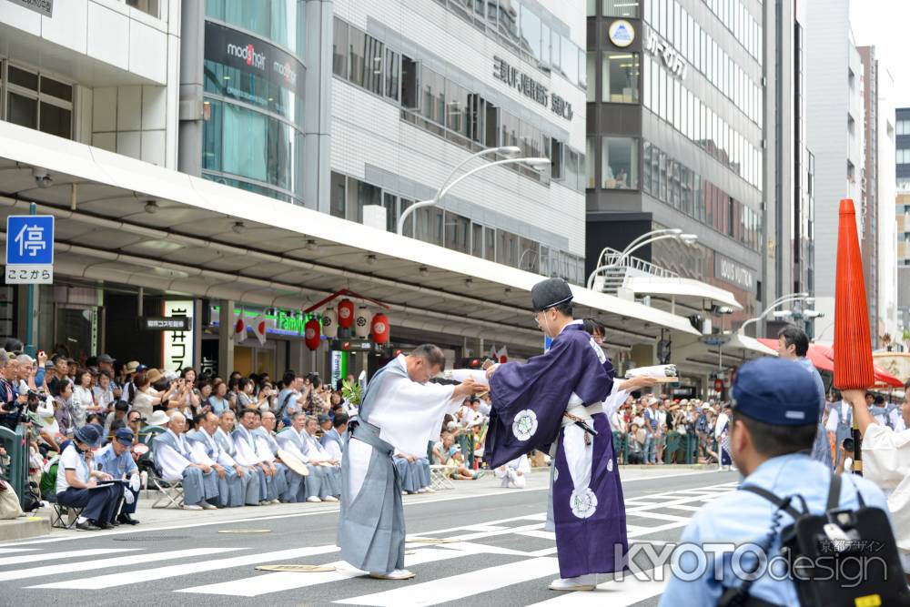 祇園祭2017　山鉾巡行　綾傘鉾１