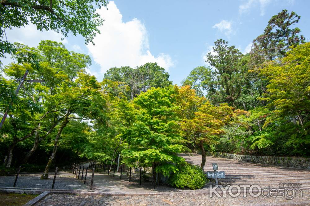光明寺　なだらかに進む道