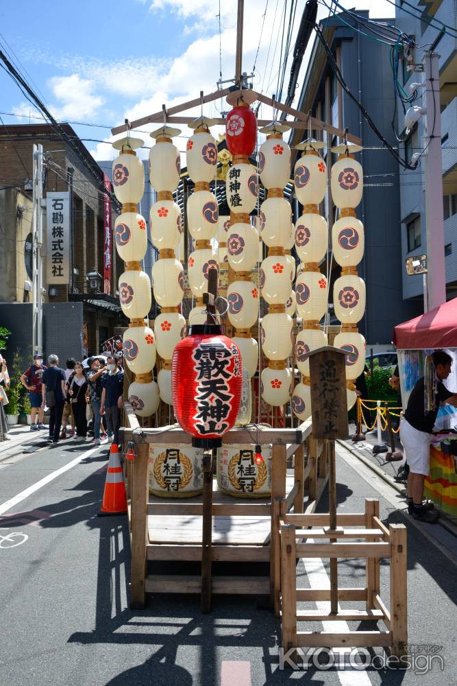 2023祇園祭　霰天神山