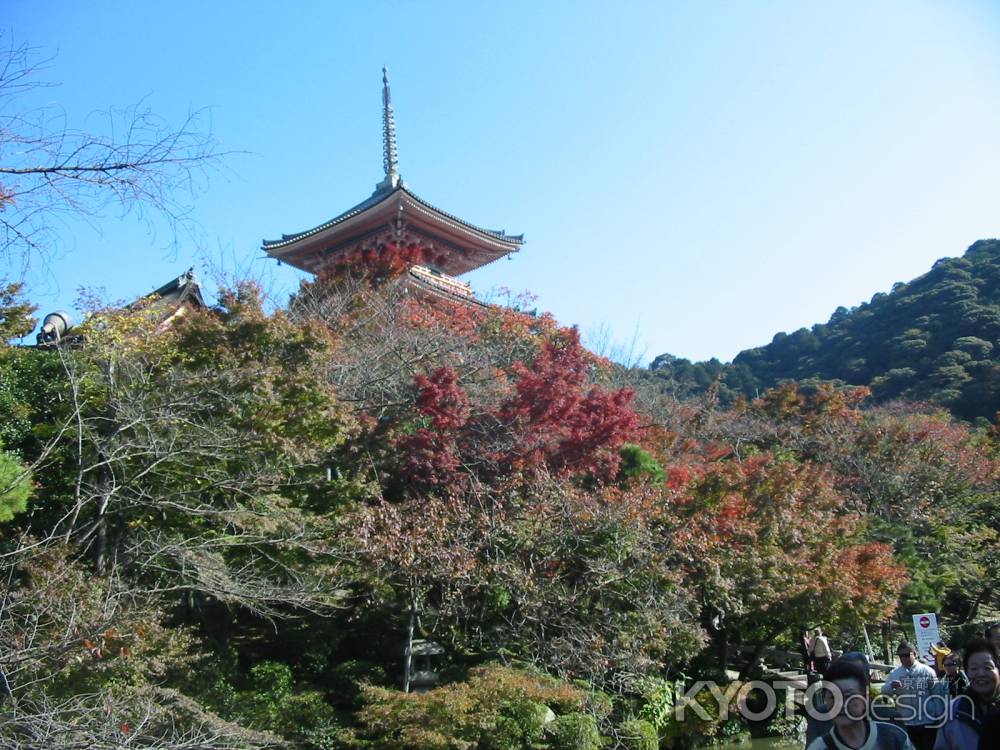 清水の塔と清水山