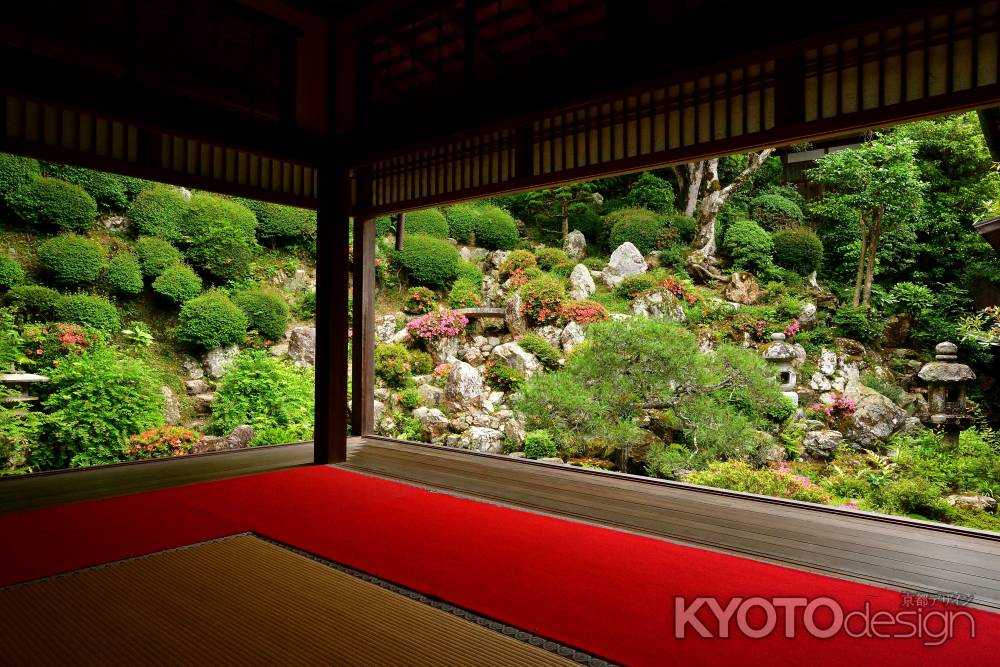 西山、和みの眺め