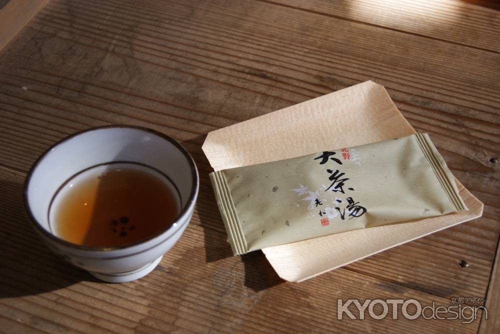 北野天満宮 お茶とお菓子