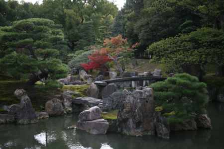 二条城　二の丸庭園の石橋