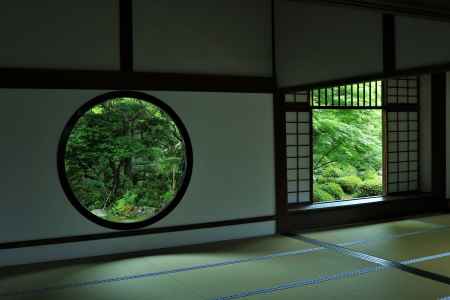 源光庵の新緑2022