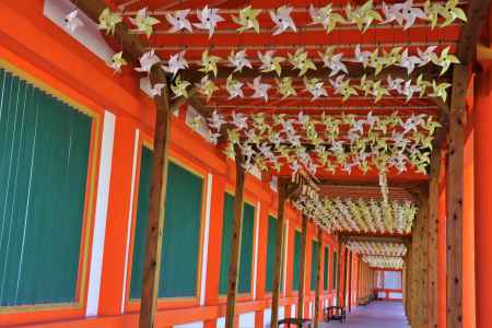 三十三間堂の涼