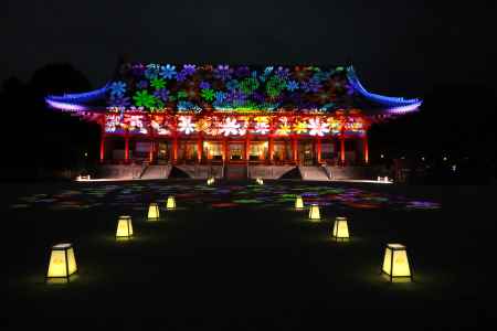 平安神宮奉納ライトアップ