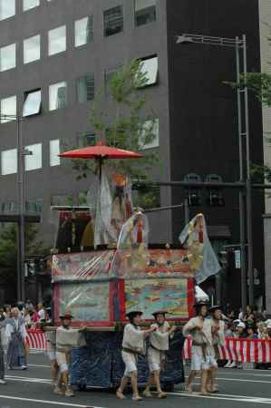 占出山と担ぎ手