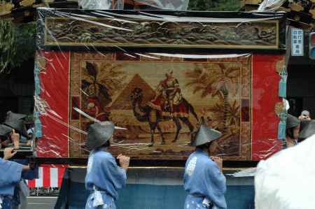 浄妙山のタペストリー