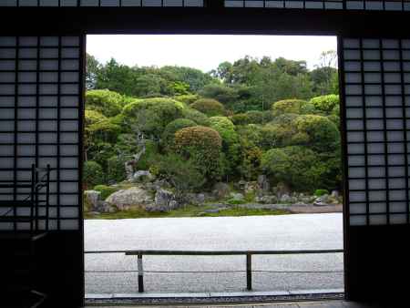大方丈から鶴亀の庭