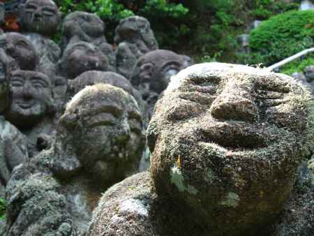 いろんな表情の羅漢さん