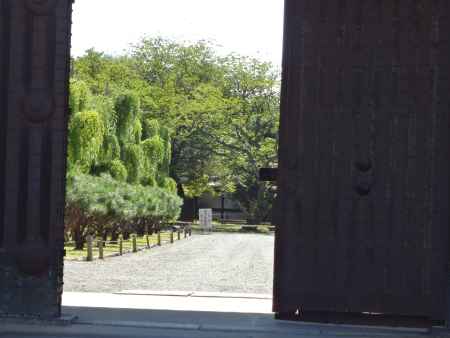 二条城 北大手門より望む城内