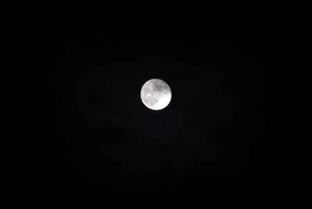 1日遅れの中秋の名月