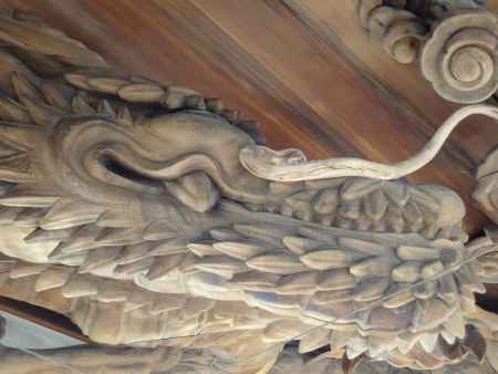 瀧尾神社 木彫龍