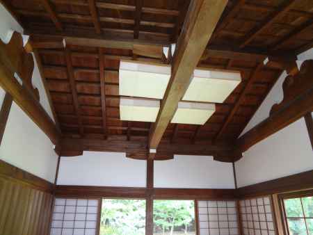 閑院宮邸跡　化粧屋根裏天井