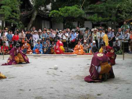 白峯神宮 七夕の蹴鞠