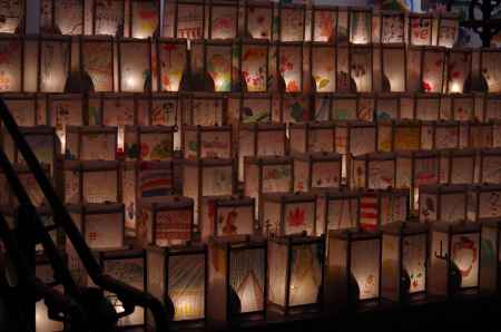 嵐山花灯路の灯かり