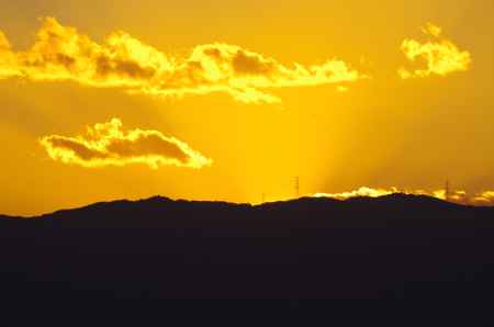 高台寺からの空
