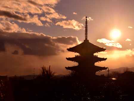 八坂の塔・夕景