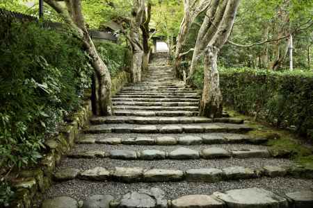 寂光院・アプローチ