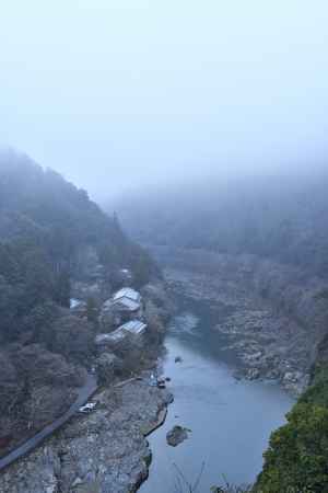 嵐山・朝もや（４）