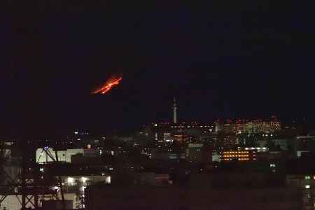 五山送り火　右大文字（４）