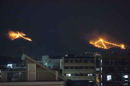 五山送り火_左大文字・船形