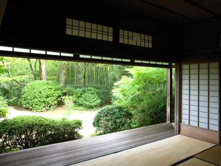 滝口寺本堂からの風景