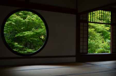 源光庵、悟りと迷いの窓2