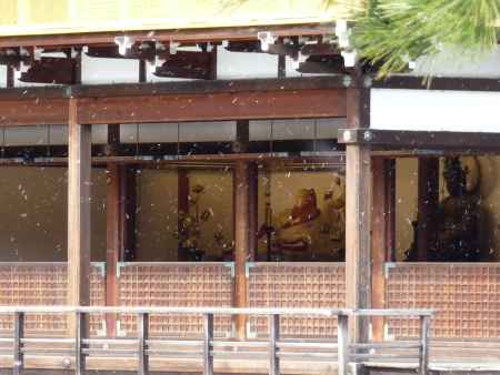 雪の金閣寺　2014.01 -4