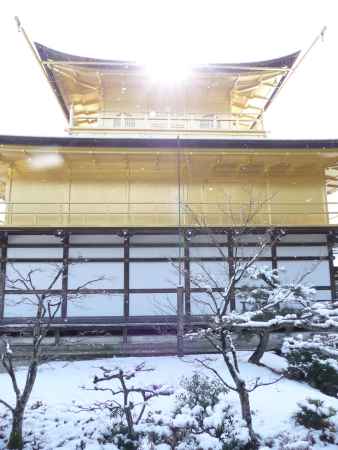 雪の金閣寺　2014.01 -10