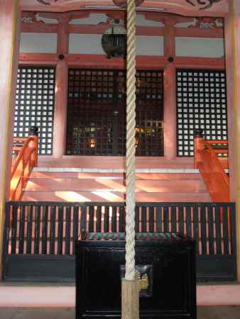 諸羽神社　賽銭箱