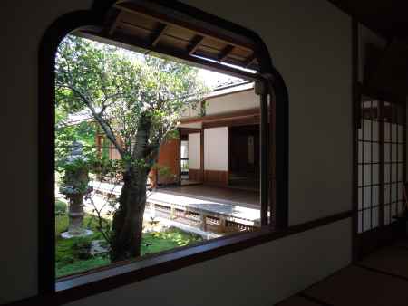 源光庵窓からの眺め