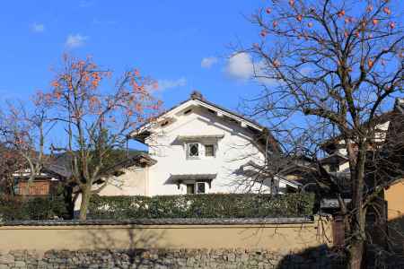 岩倉に残る故郷の風景