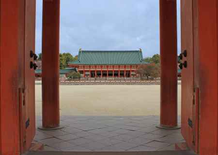 應天門より大極殿