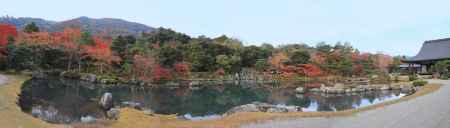 天龍寺の曹源池