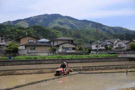 令和2年岩倉で田植えの準備が始まりました
