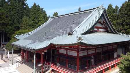 比叡山延暦寺大講堂俯瞰撮影