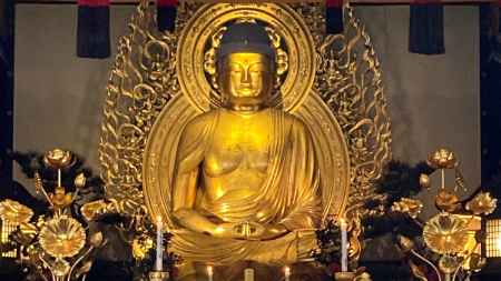 比叡山延暦寺　阿弥陀堂の阿弥陀如来