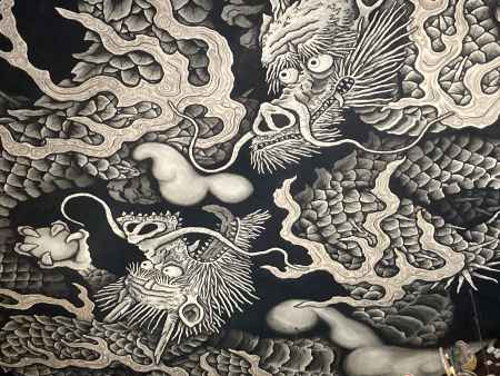 建仁寺法堂　天井の龍