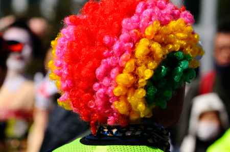 京都マラソン2018　カラフルヘアー