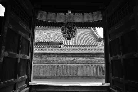 雨宝院　モノクロ